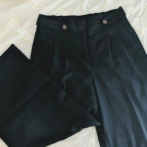 Ann Taylor Paper Bag Waist Wide Leg Dress Pants - Size 14 (NWT)